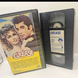 Grease VHS Tape with Case